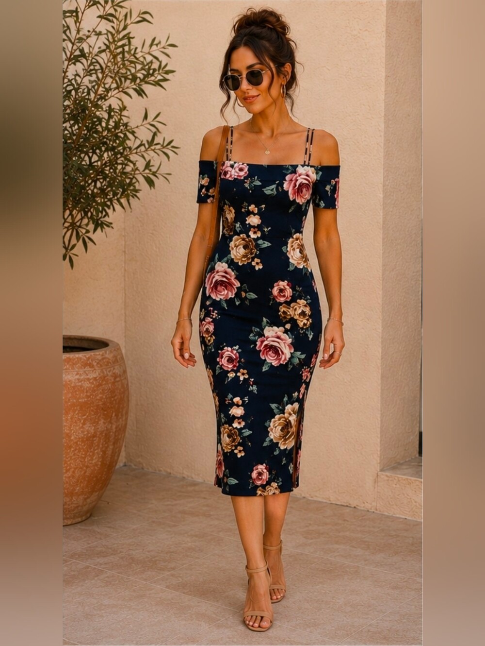 💕 Haute Monde bodycon dress EUC